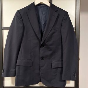 Zegna Luxurious Men's Blazer Navy Blue Size 44 C / 7 Product Code 8CS108 28H85A